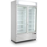 Saro Kühlschrank mit 2 Glastüren, weiß, Modell G 885