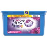 Lenor Waschmittel Pods All-in-1, Color Waschmittel, 38 Waschladungen, Amethyst Blütentraum