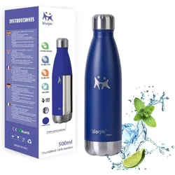 Edelstahl Thermosflasche - Smart Bottle Marineblau 500ml 500ML