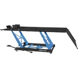 Motorrad-Hebebühne mit Rampe und breiter Stellfläche, Tragkraft 450 kg