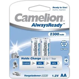 Camelion Always Ready Akku AA Mignon HR6 1,2V NiMH 2300mAh .- x 4er