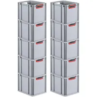 Proregal SparSet 10x Eurobox NextGen Color HxBxT 32x30x40cm 30