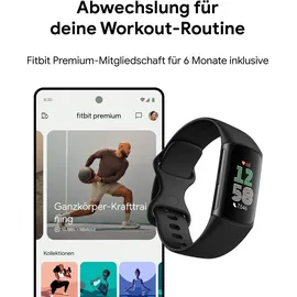 Fitbit Charge 6 obsidian/aluminium schwarz