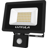 LUXULA LX400127 - LED-Flutlicht, 50 W, 4000 K 5000 lm, IP65, Bewegungsmelder,