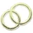 Brunnen Wachs-Eheringe 32 mm gold