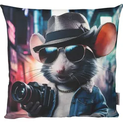 Kissenhülle PAPARAZZI RAT - braun