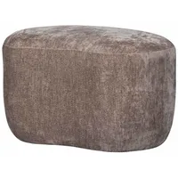 BePureHome Hocker Popular aus Chenille-Stoff beige