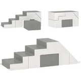 Homcom Kinder-Softplay-Set 147L x 49B x 47H cm