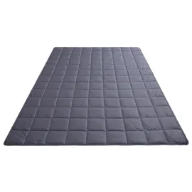OTTO home Gewichtsdecke OTTO HOME "Jayden, Bettdecke 135x200 cm", grau (anthrazit), B:155cm L:220cm, Bezug: 100% Baumwolle. Füllung: 100% Polyester, Bettdecken, Bettdecken, Sommer, Winter, Decke fördert ruhigen Schlaf