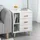 SoBuy Nachtschrank FBT95 48 x 40 x 60 cm Weiß