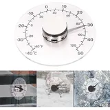 Wand- Und Fensterthermometer, Transparentes Haushaltsthermometer Für Den Innen- Und Außenbereich
