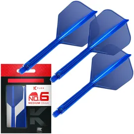 Target K-Flex No 6 Flight-System Blau 33 mm