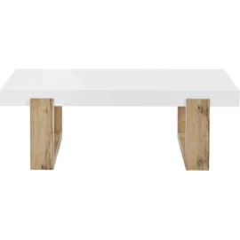 INOSIGN Couchtisch INOSIGN "Solid", weiß (naturfarben, weiß), H:40cm T:60cm, Tische, Couchtisch Eckige Couchtische, hochglanzfarbener weißer Tischplatte, in zwei unterschiedlichen Größen