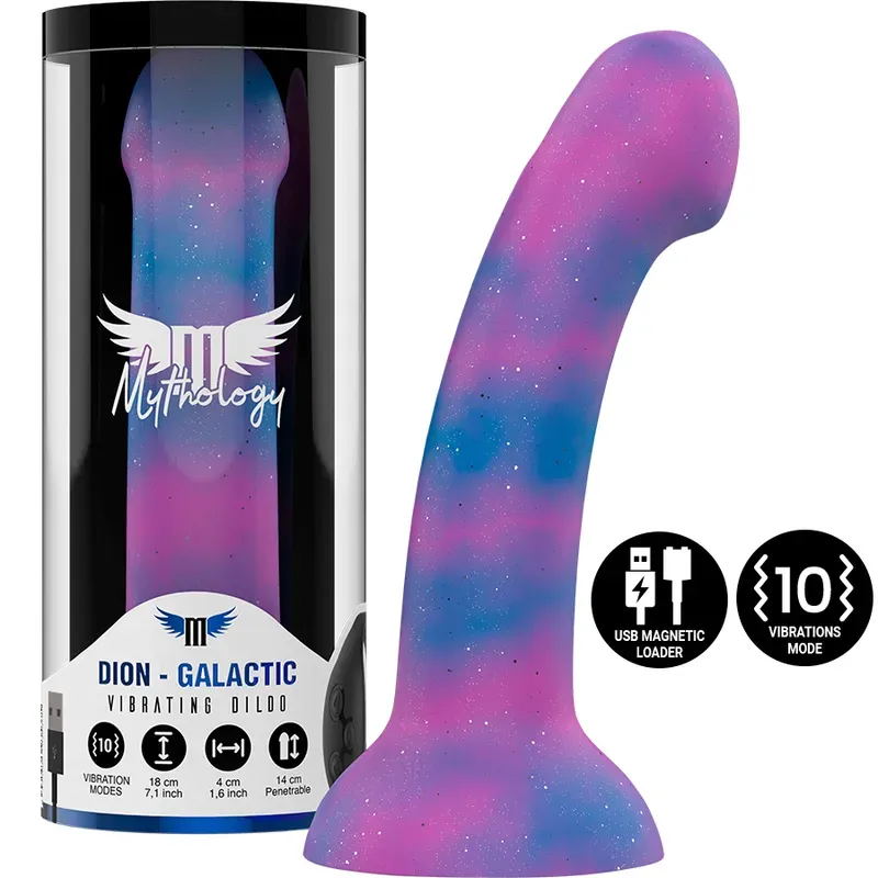 MYTHOLOGY - Dion Galactic Dildo M Vibrator, kompatibel mit WatchMe Wireless Technology