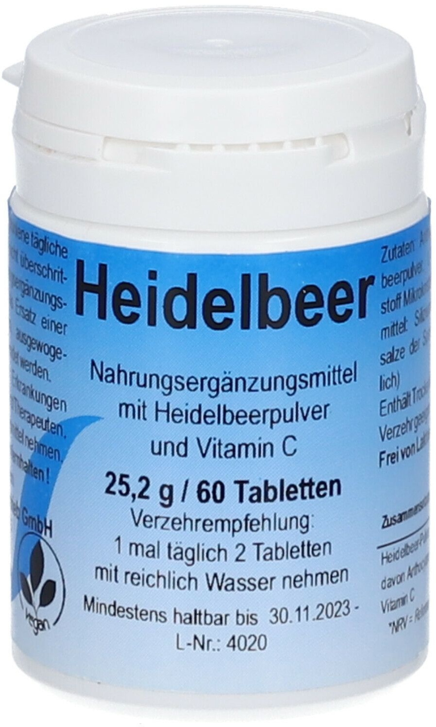 Heidelbeer Tabletten