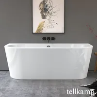 Tellkamp Solitär Wall Vorwand-Badewanne 165 x 76 cm (0100-055-00-A/CR)