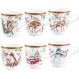 SELTMANN WEIDEN Henkelbecher 0,4 l Bunt 6 St.