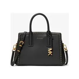 Michael Kors Laila Small Henkeltasche Leder Black/Gold
