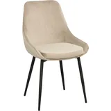 Rowico Polsterstuhl Sierra Stoff beige 2er Set