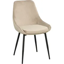 Rowico Polsterstuhl Sierra Stoff beige 2er Set