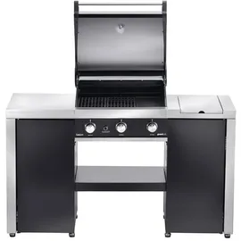 GrandHall Premium G3 Island Gasgrill schwarz