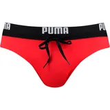 Puma Badehose PUMA SWIM MEN LOGO SWIM BRIEF Rot M