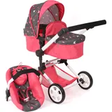 Bayer Chic 2000 CHIC2000 Kombi-Puppenwagen »Linus, Butterfly«, (Set), bunt