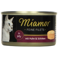 Miamor Feine Filets Huhn & Schinken 24 x 100