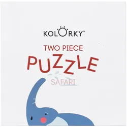 Kolorky Puzzle Two Piece Safari Puzzle 10 St.