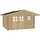 Weka Gartenhaus 109 3,40 x 2,50 m natur
