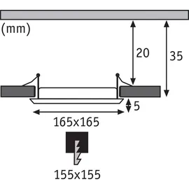 Paulmann Einbaupanel (920.80)