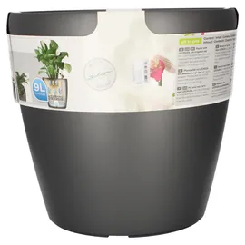 LECHUZA Classico LS 50 Komplettset Ø 50 x 47 cm anthrazit metallic