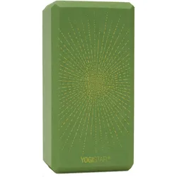 Yogablock Basic Art Sparkling Sunray Yoga Kiwi Grün Stabil YOGISTAR EINHEITSGRÖSSE