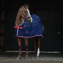 Weatherbeeta Scrim Cooler Standard Abschwitzdecke - navy/red/white, 155