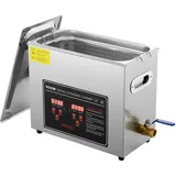 Vevor Ultraschallreiniger Edelstahl-Reinigungsgerät 349 W, 6 L Ultraschallreinigungsgerät mit Digitaler Anzeige 0-30 Min, Reinigung Ultraschall für Schmuck, Brillen, Uhren usw.