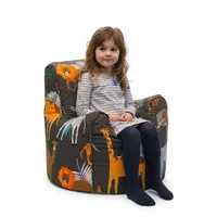 Ready Steady Bed Kinder Sessel mit füllung - Kindersessel Mädchen und Jungen Babysessel mit Abnehmbarem Bezug - Kindermöbel, Sessel kinderzimmer sitzsack Kinder (Africa)