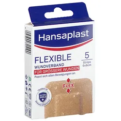 Hansaplast Flexible Wundverband 6x9,5 Cm Strips