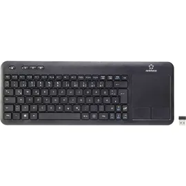Renkforce Funk-Tastatur mit Touchpad schwarz