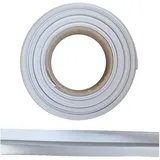 ME:NaMa Schrägband aus Polyester (Satin) - 10 m x 20 mm (gefalzt) - Hochwertiges Einfassband, Satinband, Schrägband - Ideal zum DIY-Nähen - In Belgien hergestellt, auf Einer Rolle (Grau)