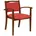 einrichtungsdesign24 Seniorenstuhl Alexander Kunstleder rot