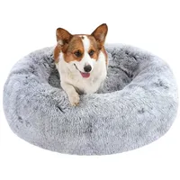 Hmtope Hundebett rund Ø 120 cm dunkelgrau