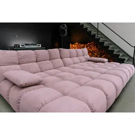 KAWOLA Big Sofa VIVIEN Cord 0 x 0 x 0 cm Rosa