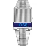 BULOVA Herren Digital Uhr mit Edelstahl