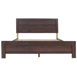 MCW Doppelbett P44 160 x 200 cm MDF Walnuss Walnuss-Optik