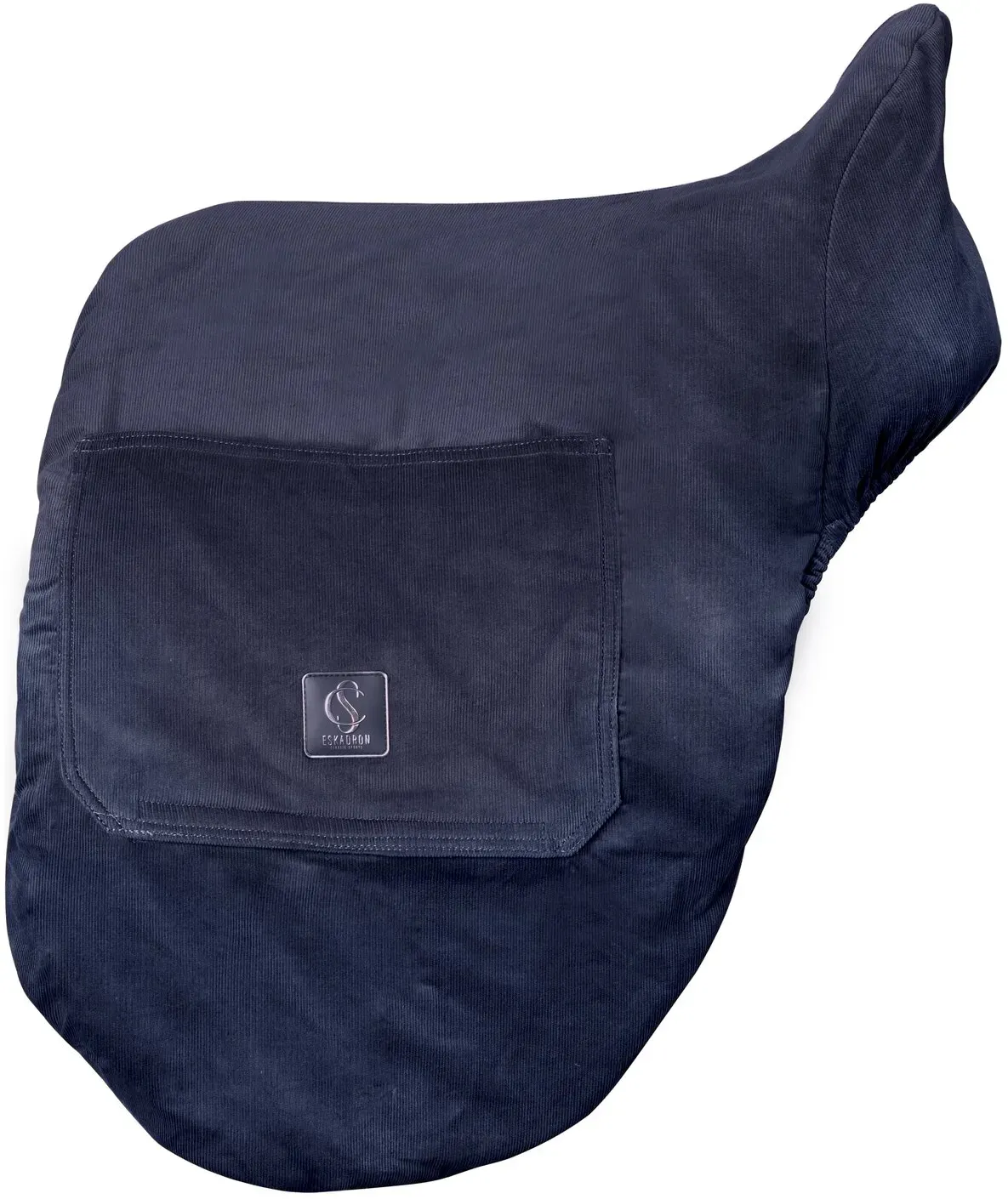 ESKADRON Classic Sports Sattelüberzug Cord navy onesize