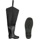 ART.MAS Seestiefel Watstiefel Anglerstiefel Hüftstiefel Fischerstiefel (WOD2) Gr. - Schwarz -