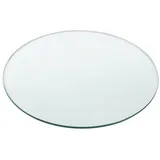 neu.haus [neu.haus] Glasplatte 'Glasgow' Ø40cm Rund Glasscheibe Tischplatte ESG Glas Kaminplatte Kaminglas DIY Tisch