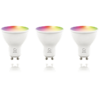 deltaco Smarte LED-Spot SH-LGU10RGB-3P, 3 Stk., 5W, GU10, dimmbar, RGB; LED Spot