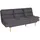 Mendler Schlafsofa Stoff 2-Sitzer Grau
