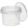 Papstar Starpak Feinkostbecher, PP rund 120 ml Ø 6,9 cm 5,1 cm transparent mit Originalitätsverschluss